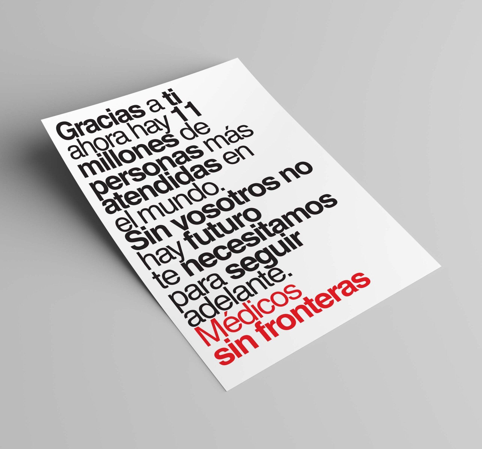 Flyer Medicos Sin Fronteras