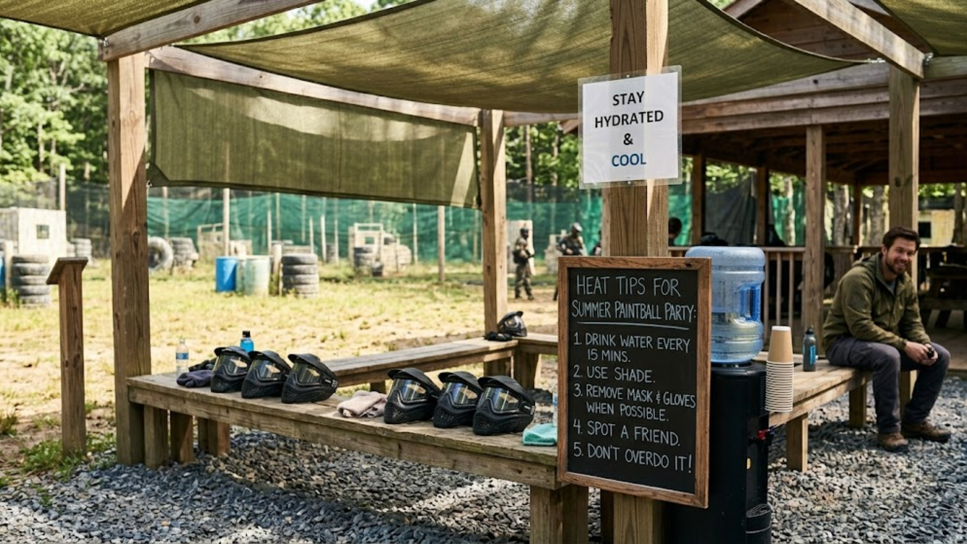 heat tips for summer paintball party players