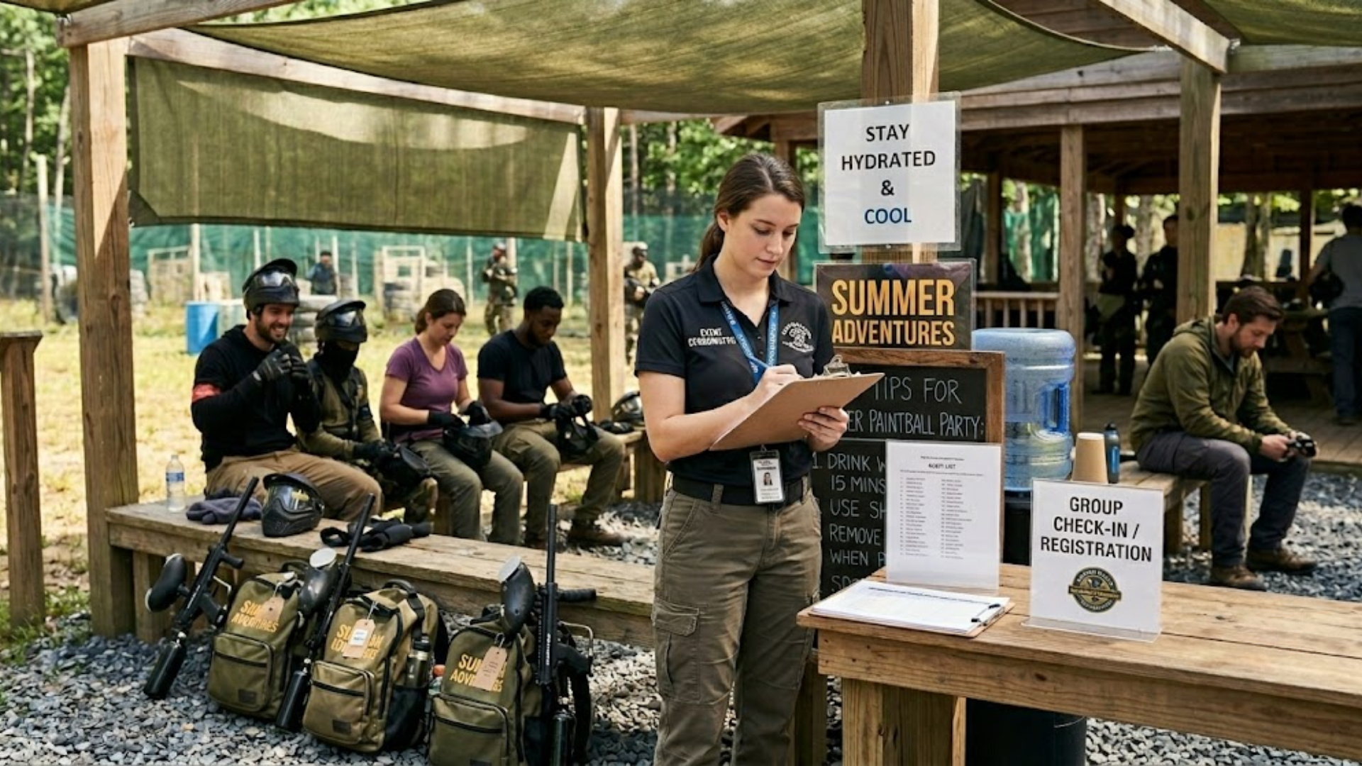 planning paintball events for summer groups