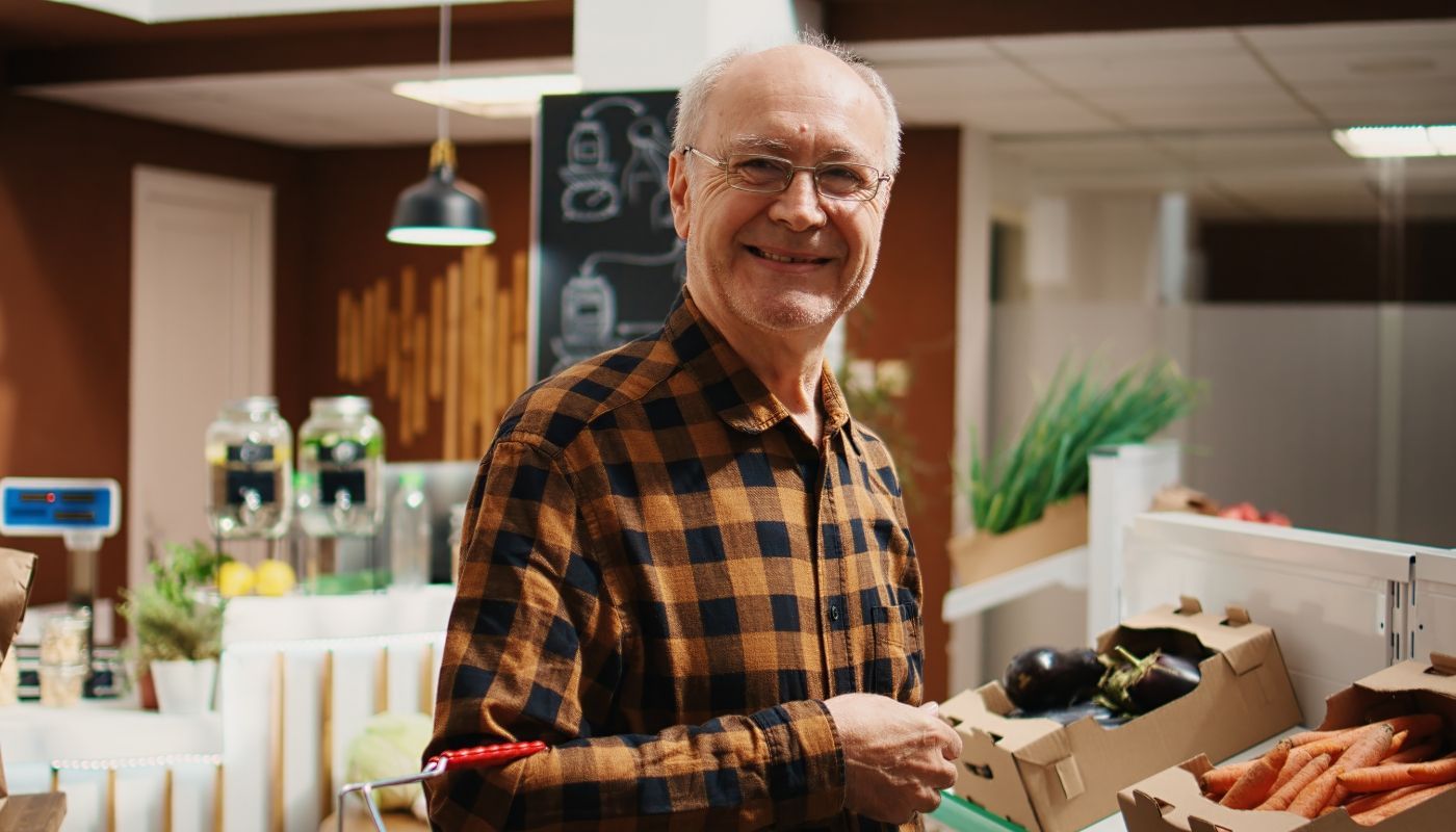 Retail shop owner managing daily operations and franchise ownership responsibilities