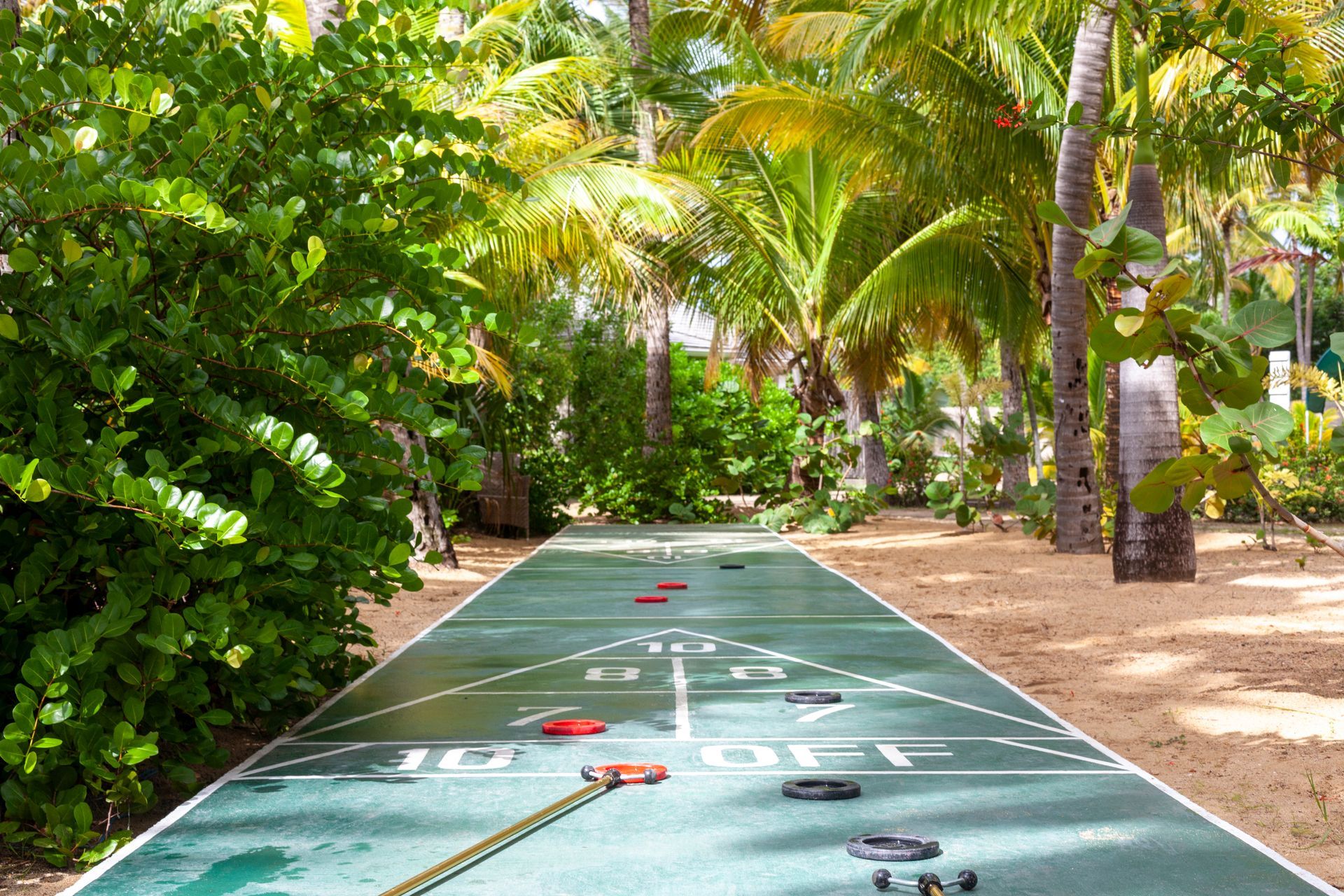 Curtain Bluff Shuffle Board