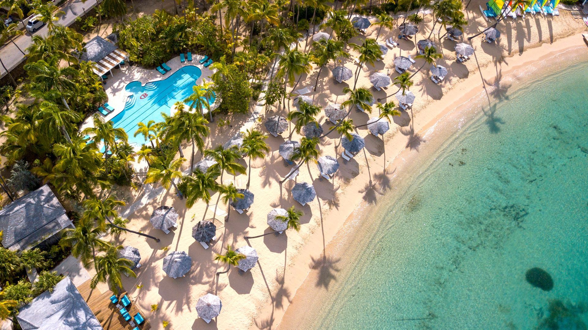 Curtain Bluff Aerial View