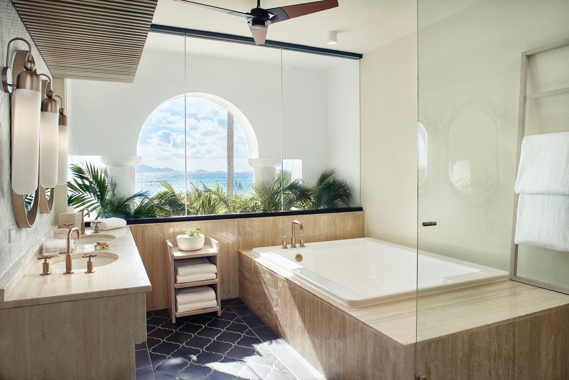 Cap Juluca, a Belmond Hotel Deluxe Room Bathroom