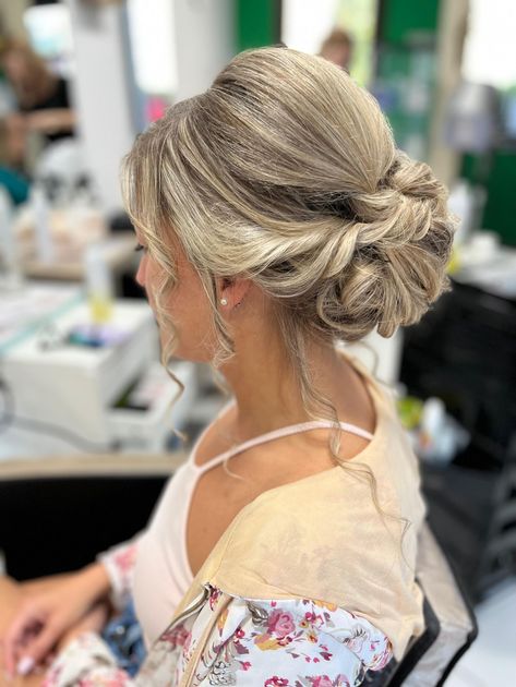chignon biondo