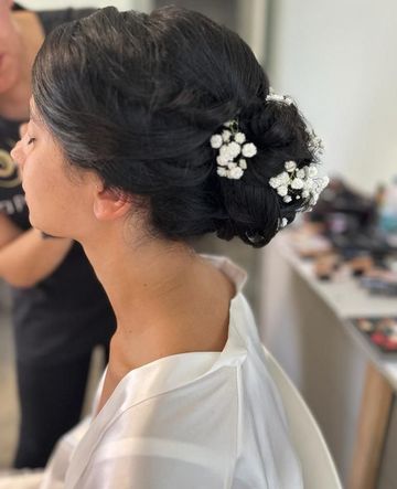 chignon sposa