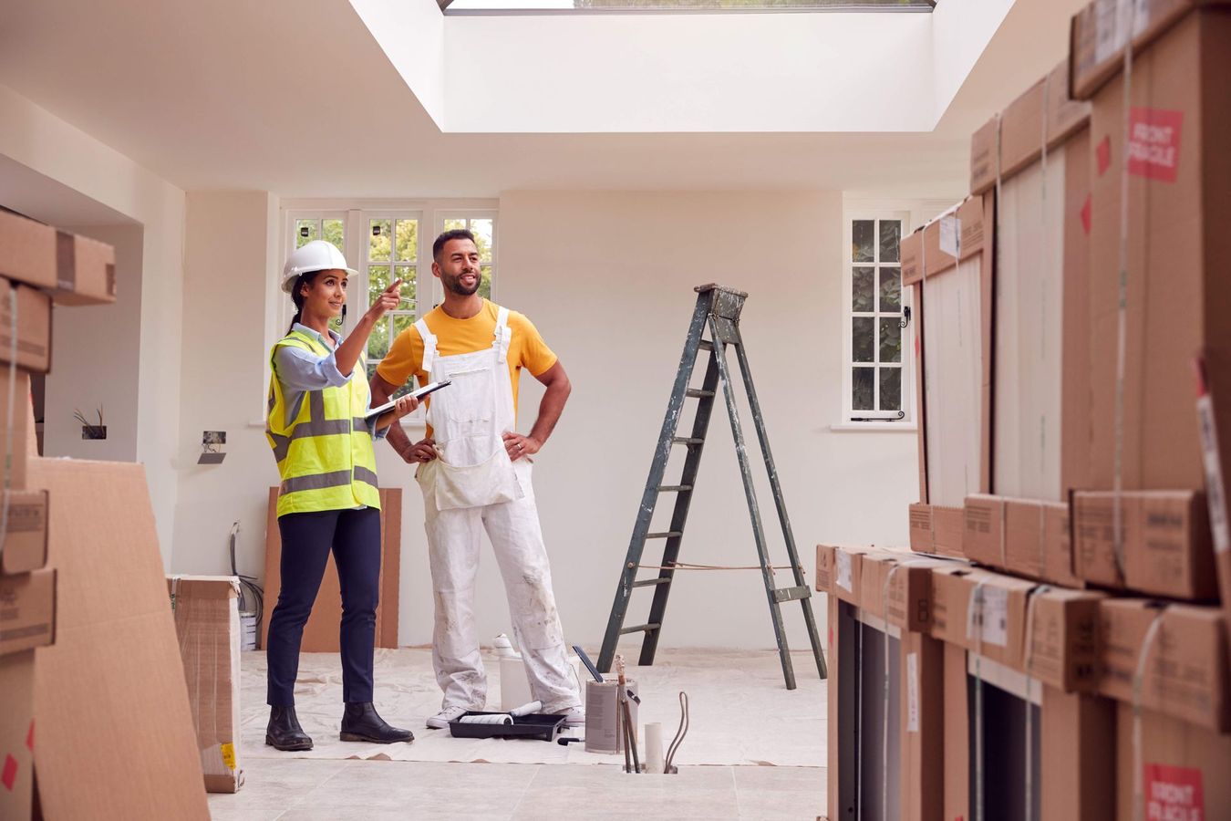 Ongoing house inspection