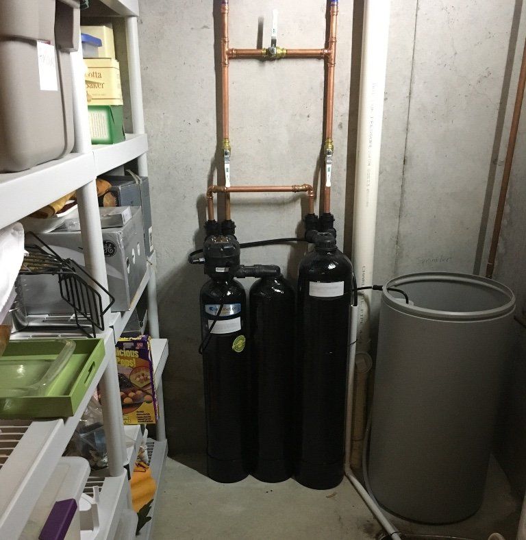 Kinetico water treatment system installed by J.F. Denney