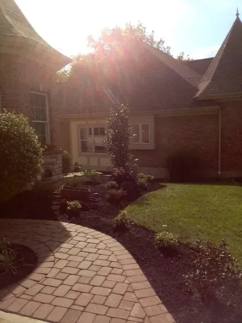 Walkway Landscape Idea – Cincinnati, OH - Vater's Lawn Care & Landscape Services LLC