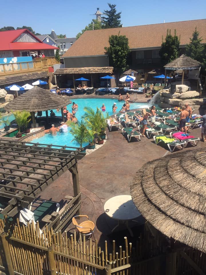 Mist in Put-in-Bay, Ohio, located near the Victory Station Hotel