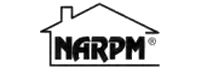 NARPM logo with house roof outline above bold black text
