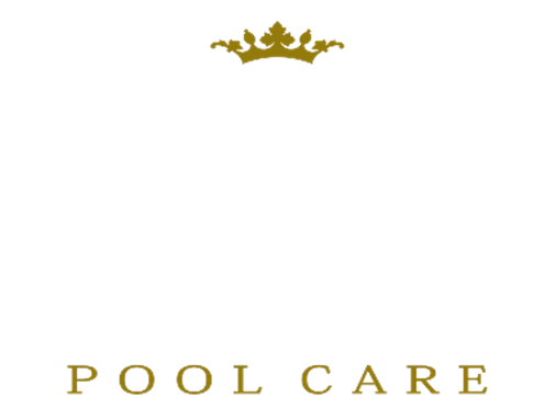 Gold crown above "POOL CARE" text.
