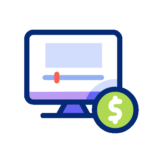 drawing of a buy button