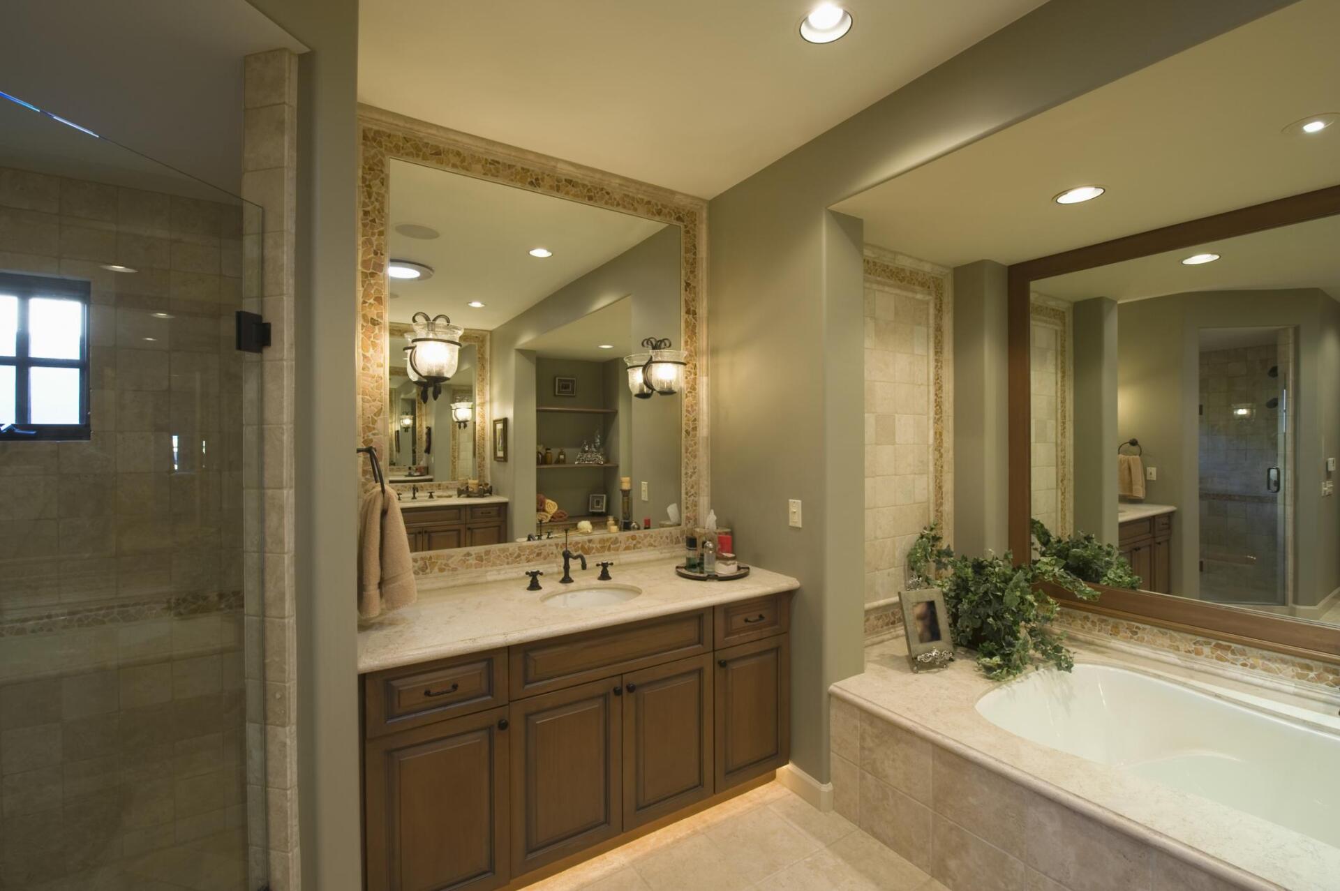 newly renovated house bathroom