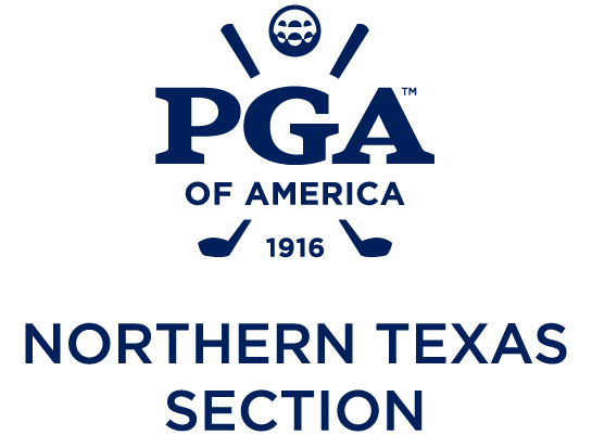 PGA of America logo with crossed clubs and 