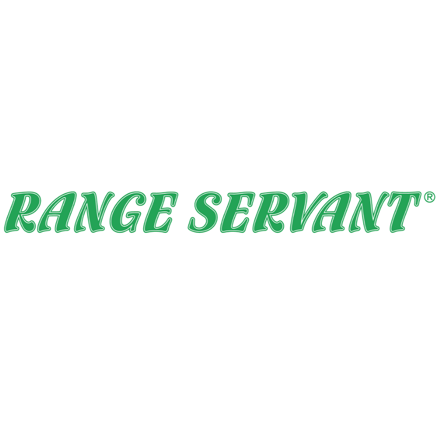 Green italic text reading “RANGE SERVANT” on a white background.