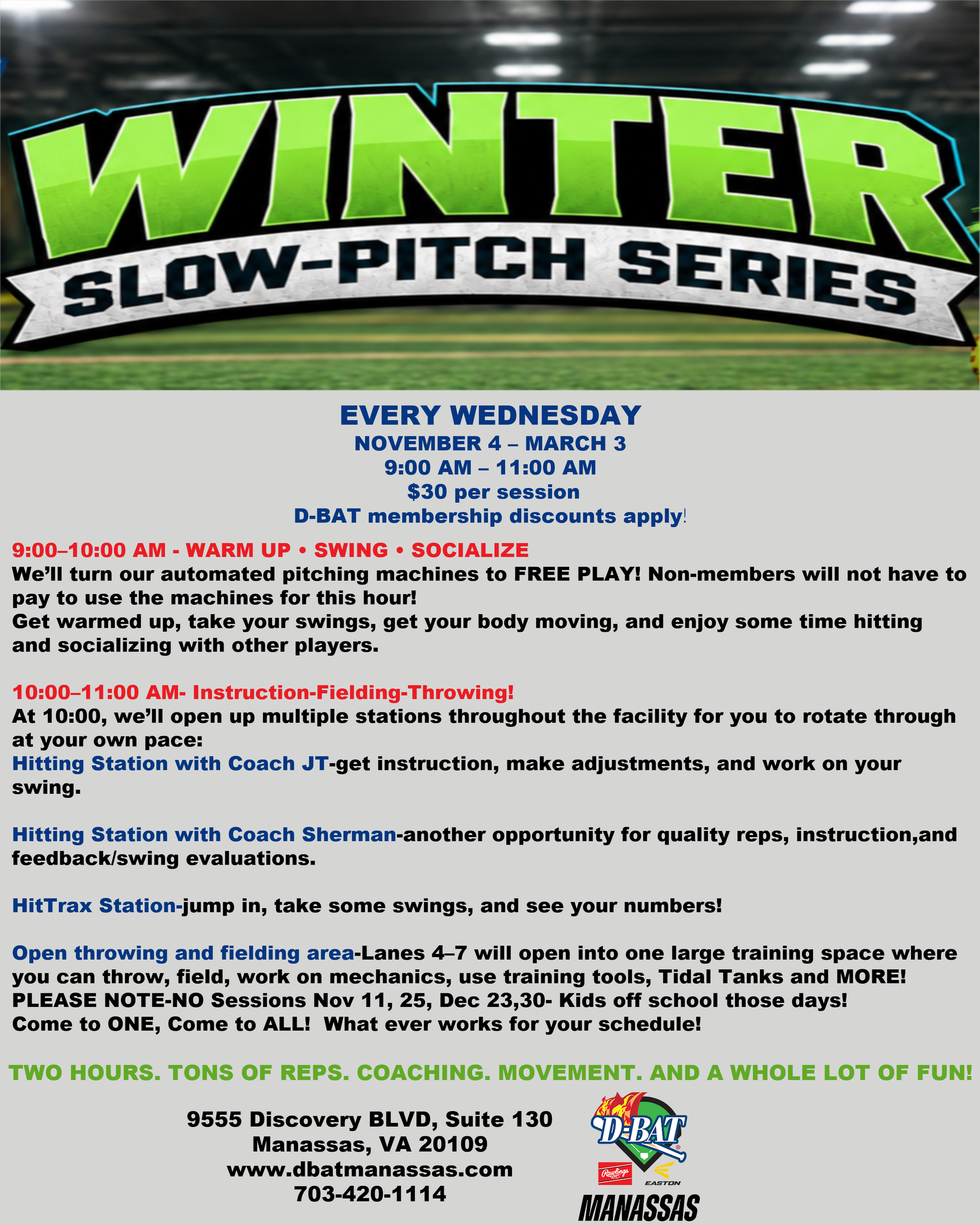 Camp or clinic flyer