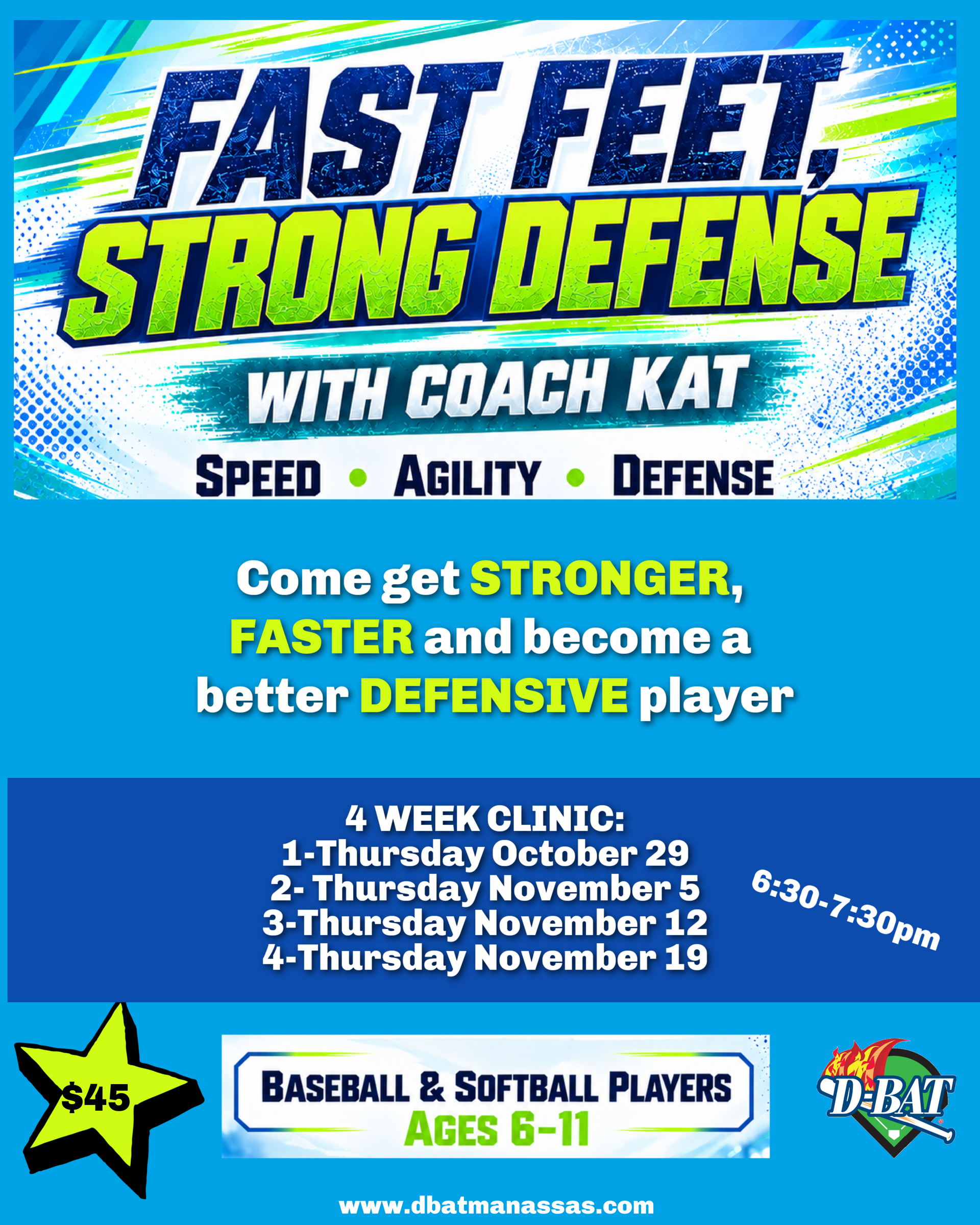 Camp or clinic flyer