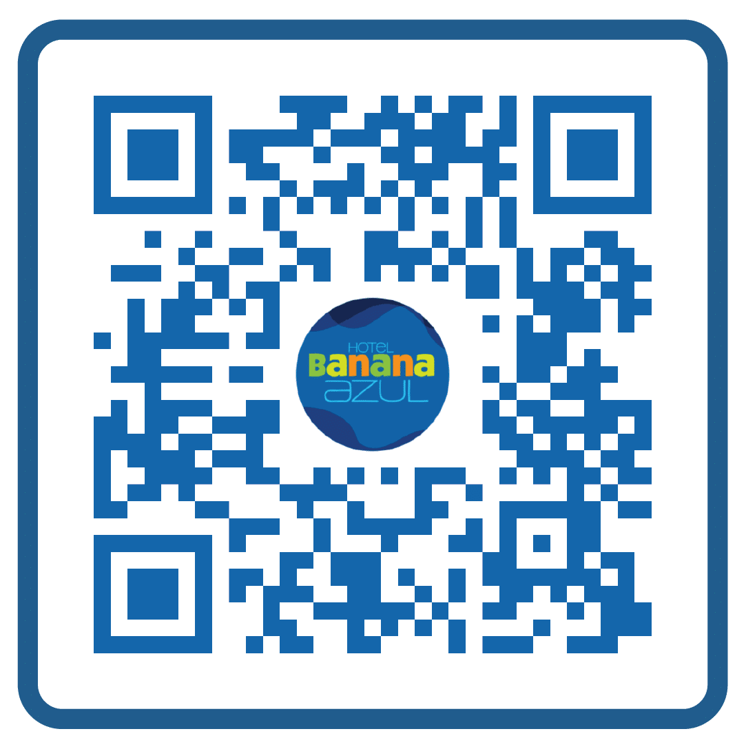 A qr code that says banana azul on it
