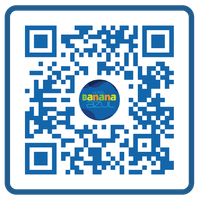 A qr code that says banana azul on it