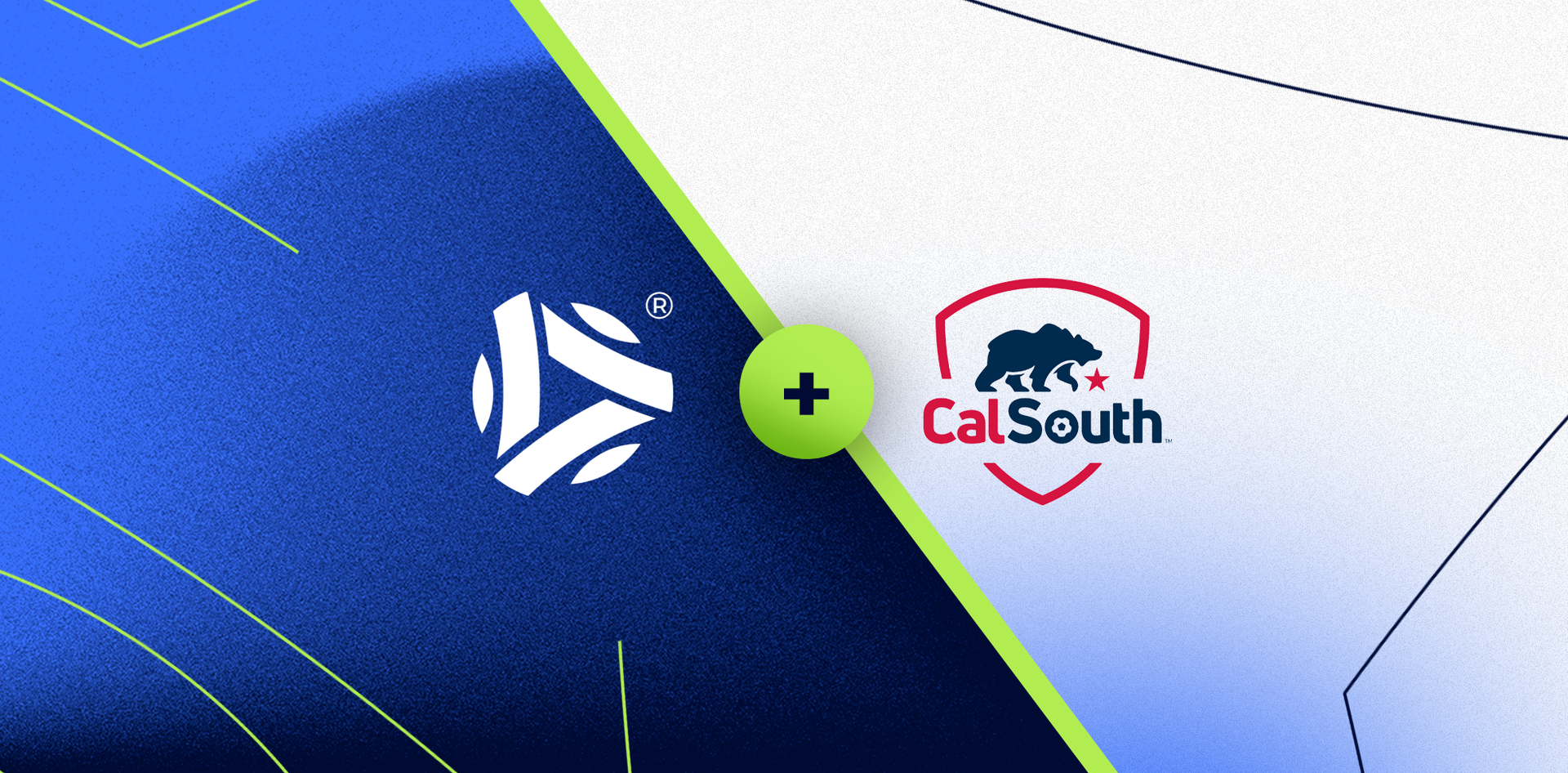 PlayMetrics and Cal South logos on designed background