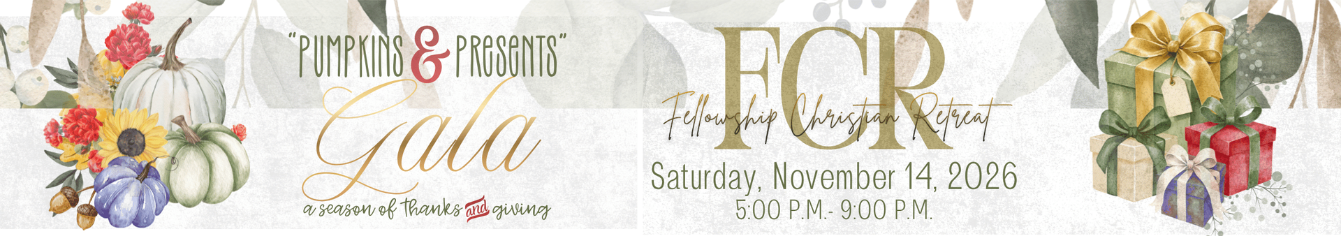 Pumpkins & Presents Gala at Fellowship Christian Retreat