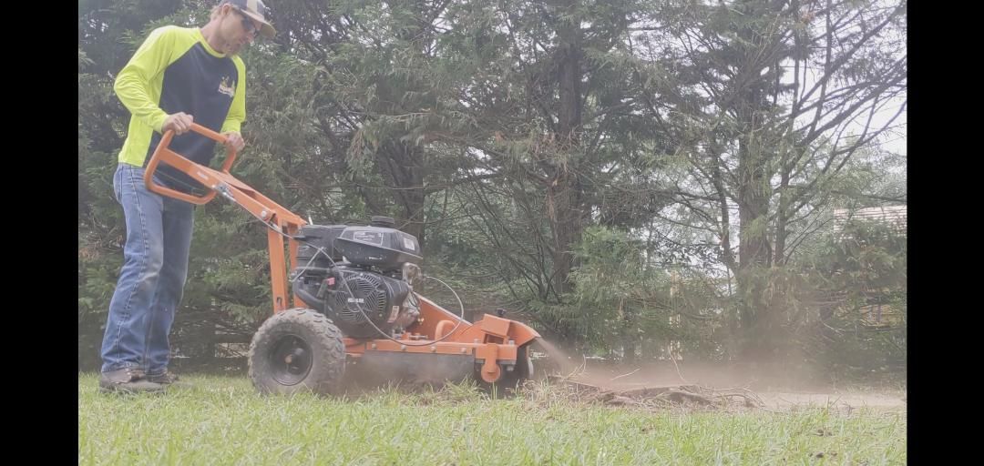 Stump Grinding by One Healthy Tree Service