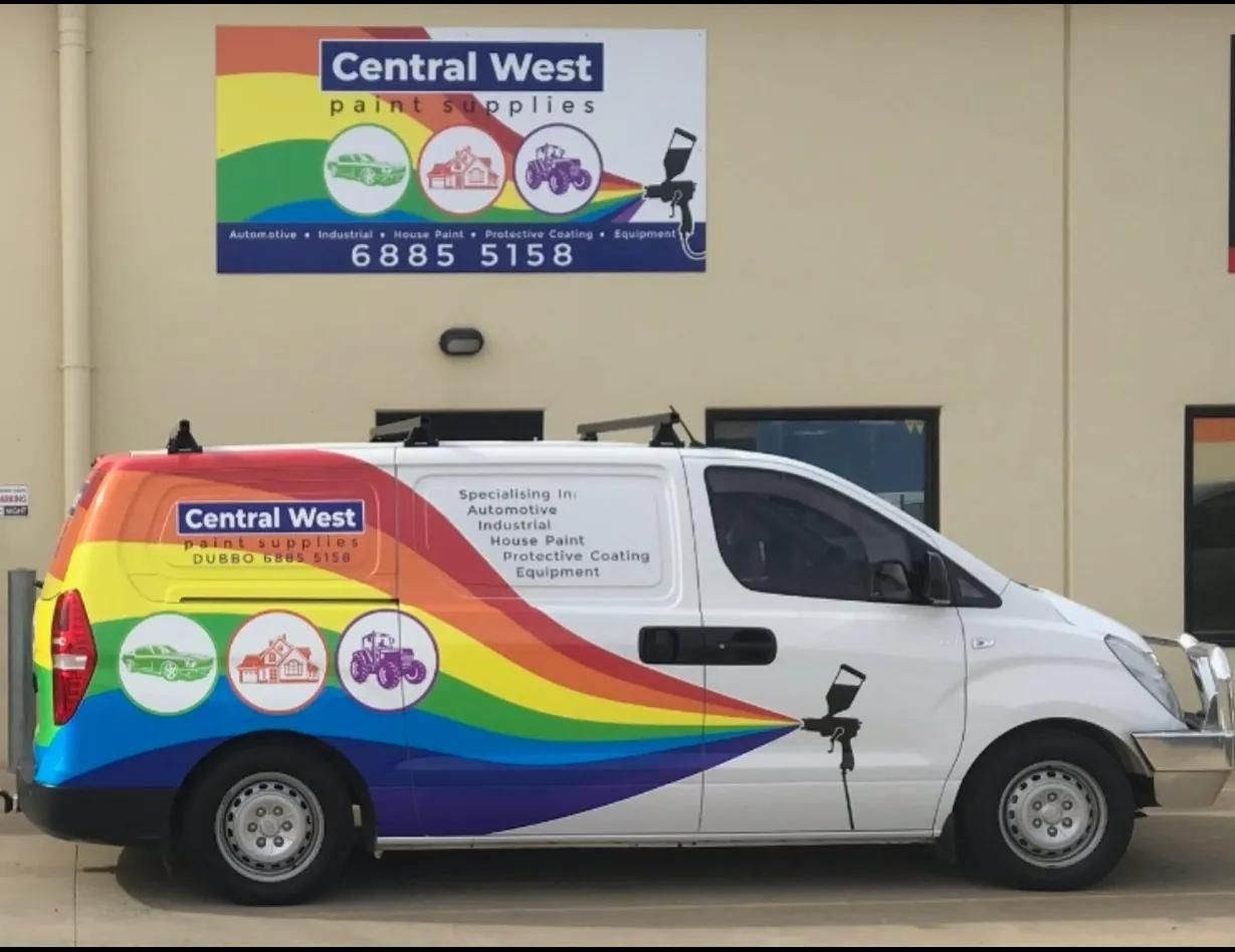 A White Van of Central West Paint Supplies — Central West Paint Supplies in Dubbo, NSW