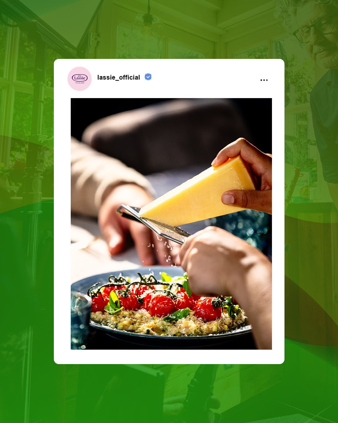 Diensten pagina - Food marketing pagina