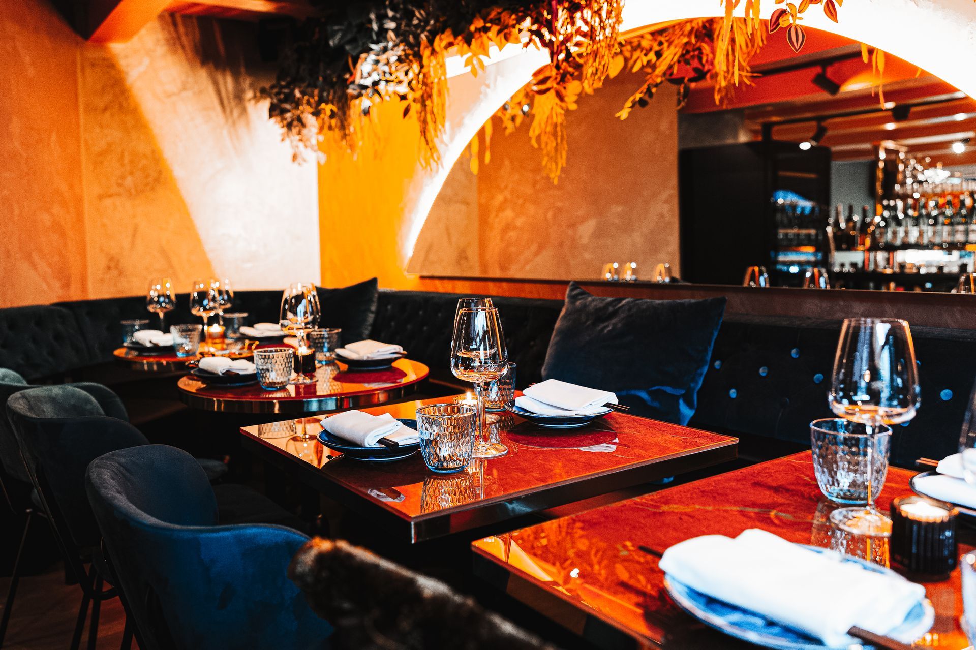 Eén van de vele hoekjes van Restaurant INCA Amsterdam
