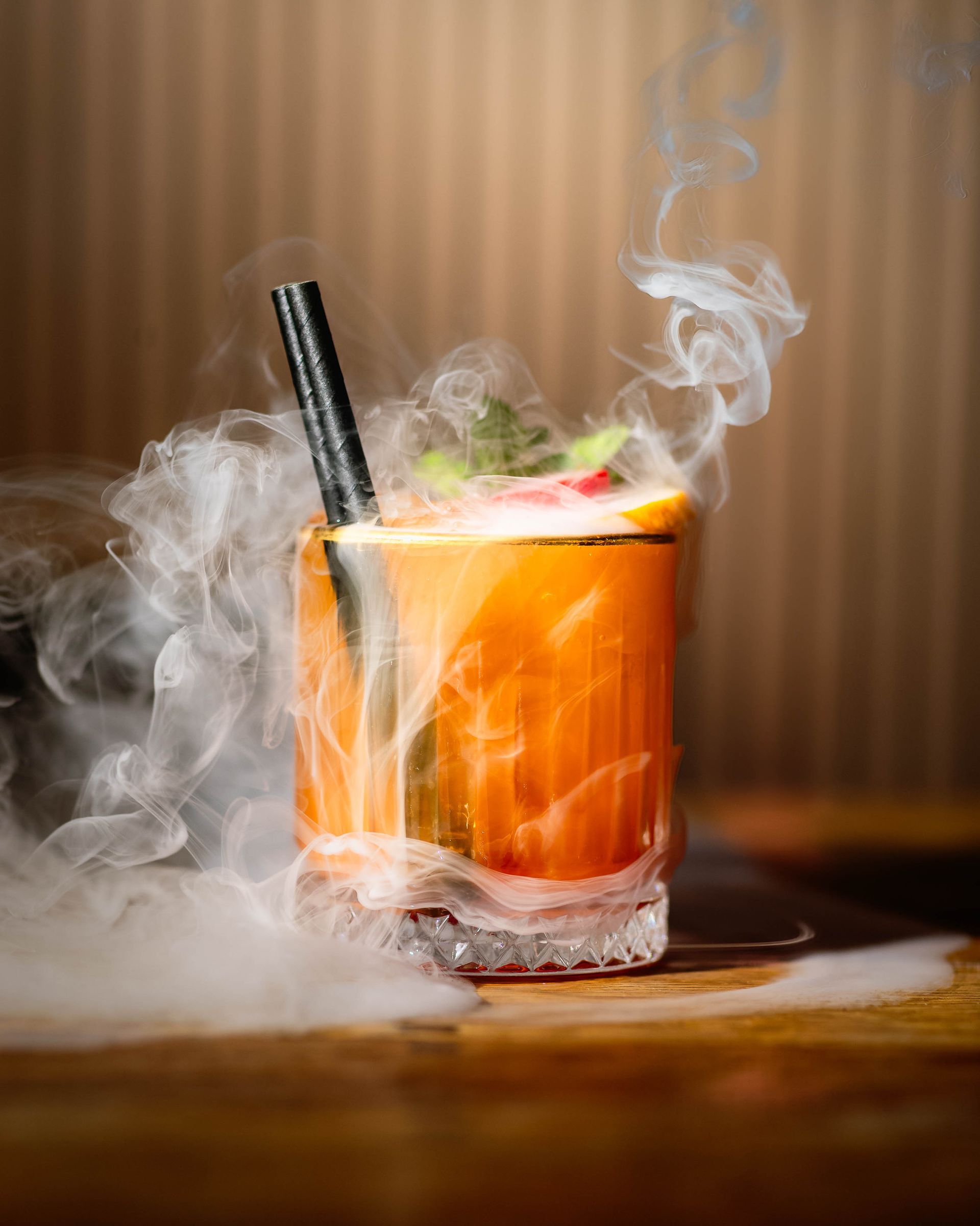 Vette cocktail bij Steak & Bier. Om te laten zien dat ook vrouwen welkom zijn!