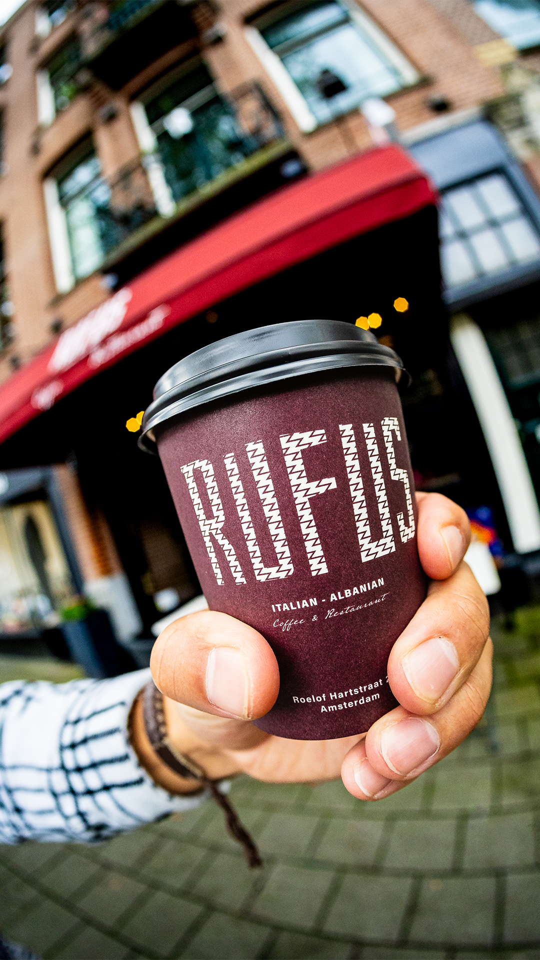 Branding project van New Challenge voor Rufus Amsterdam
