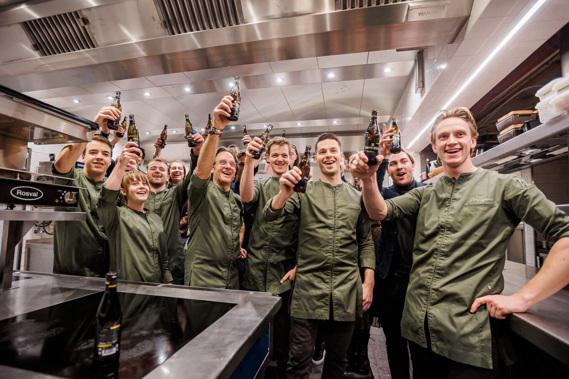 Teamfoto van Restaurant De Treeswijhoeve. Het einde van een prachtige documentaire.