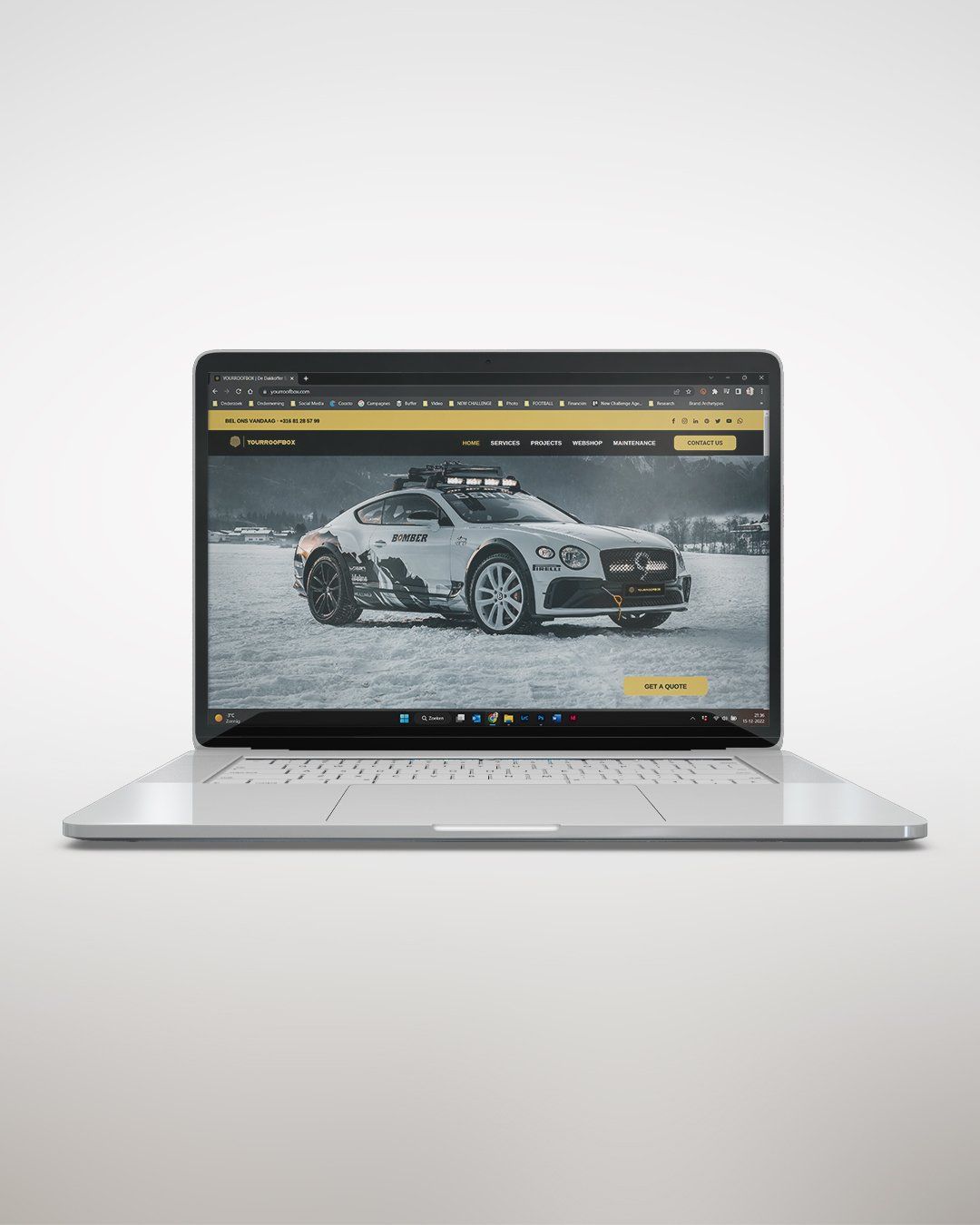 Case pagina - Yourroofbox