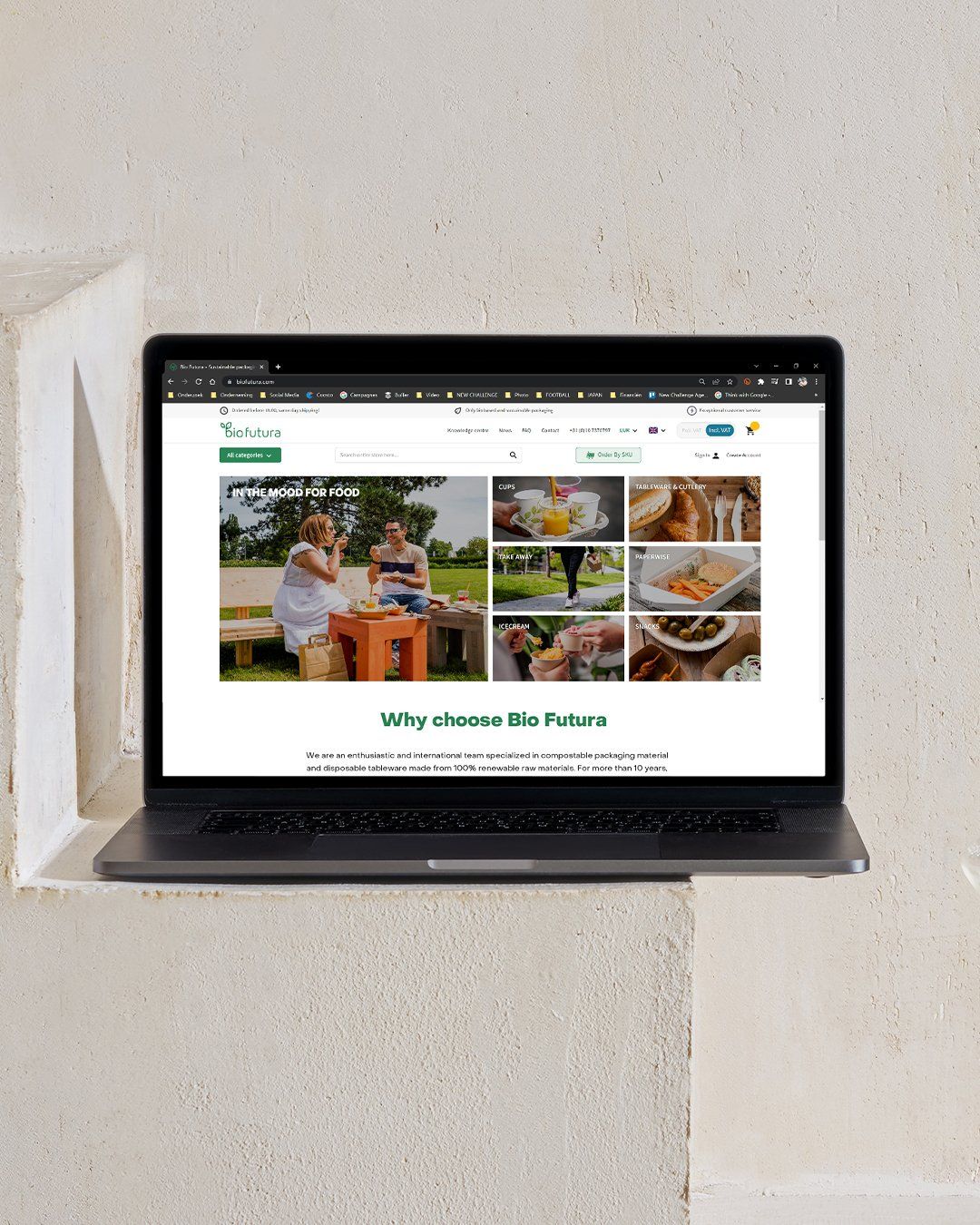Diensten pagina - Websites pagina