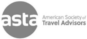 The logo for the american society of travel advisors