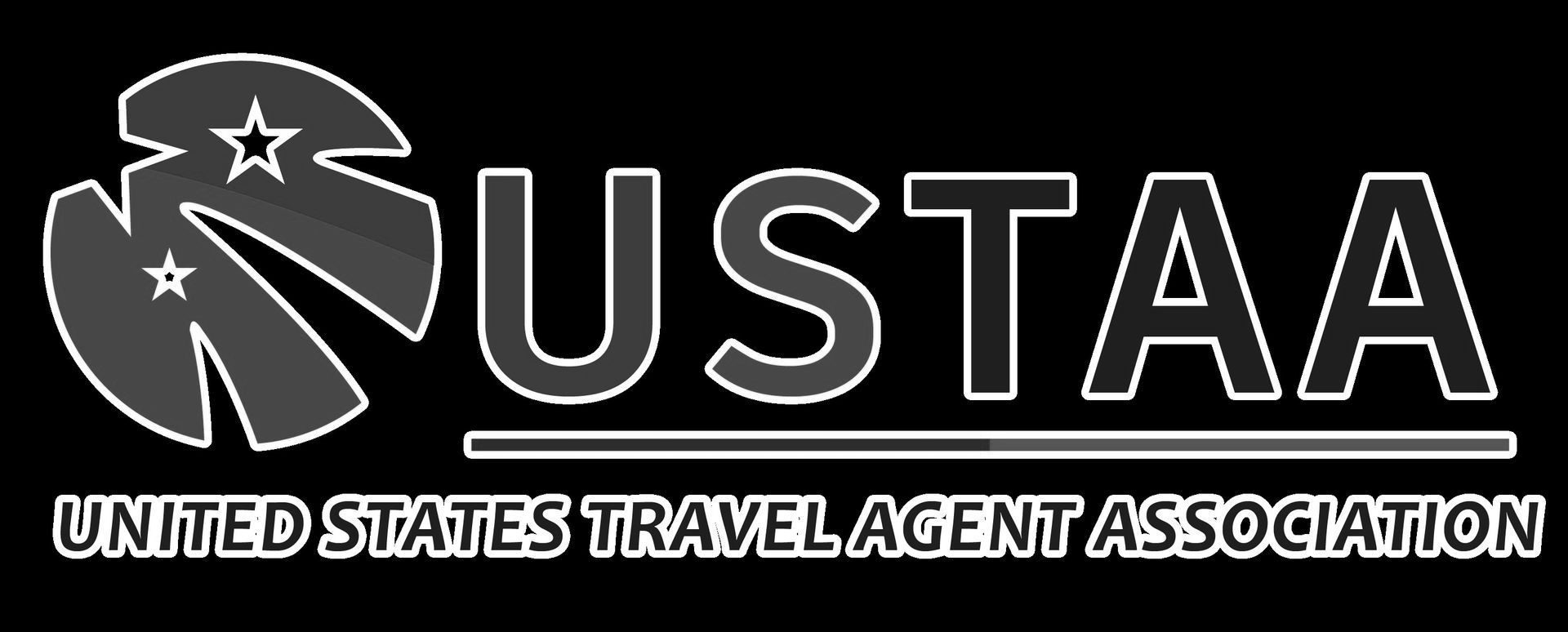 A logo for the united states travel agent association