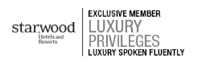 The logo for starwood luxury privileges luxury spoken fluently