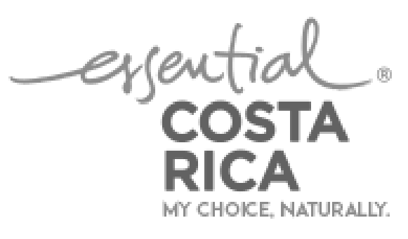 The essential costa rica logo is black and white and says `` my choice , naturally ''.