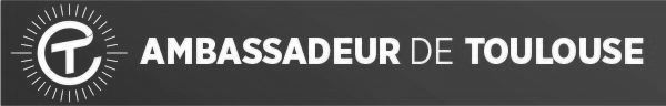 A black and white logo for ambassadeur de toulouse