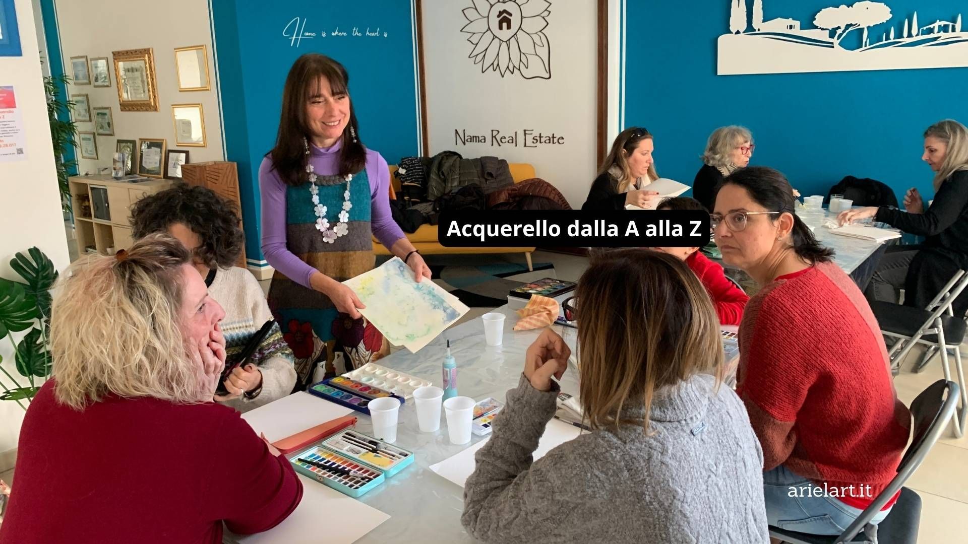 Corso di acquerello base per principianti