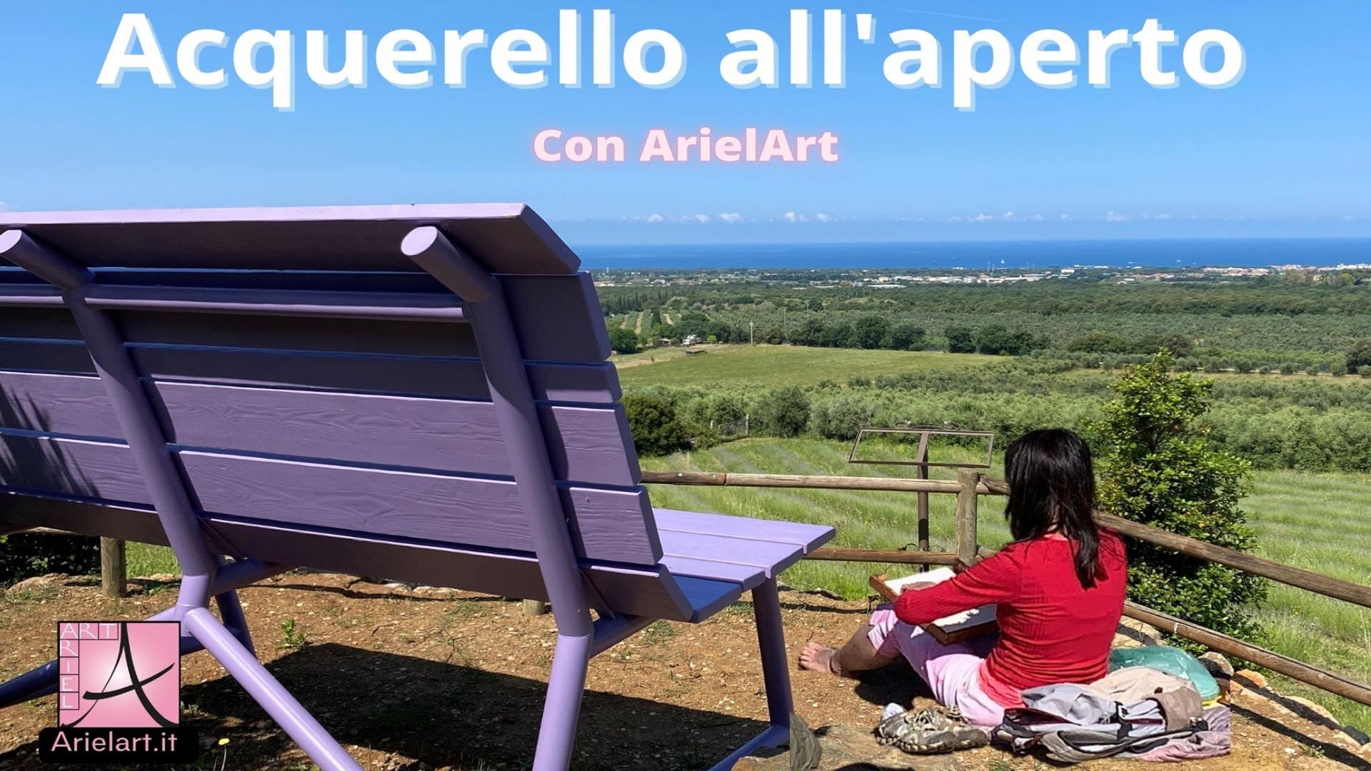 Giornate esperienziali di acquerello all'aperto - ArielArt