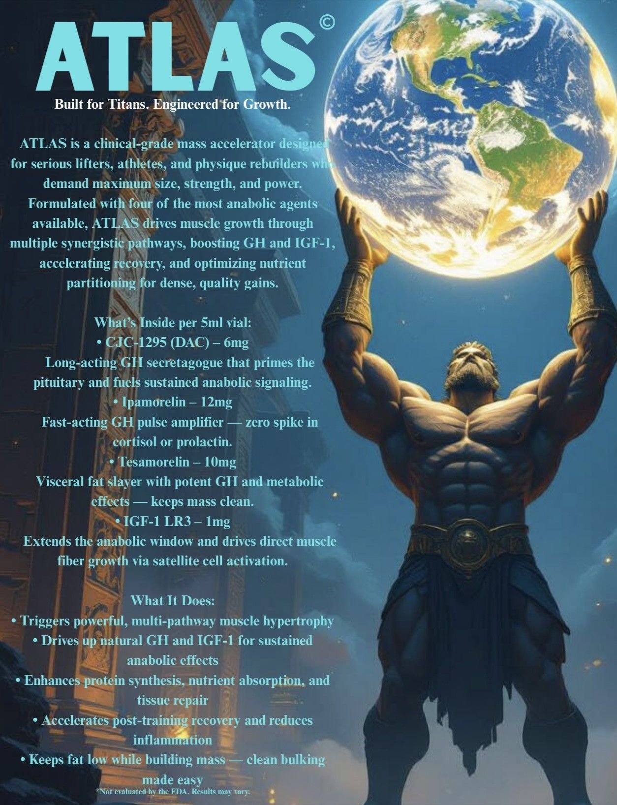 A clinical grade mass accelerator designed for serious lifters, athletes, and physique rebuilders who demand maximum size.