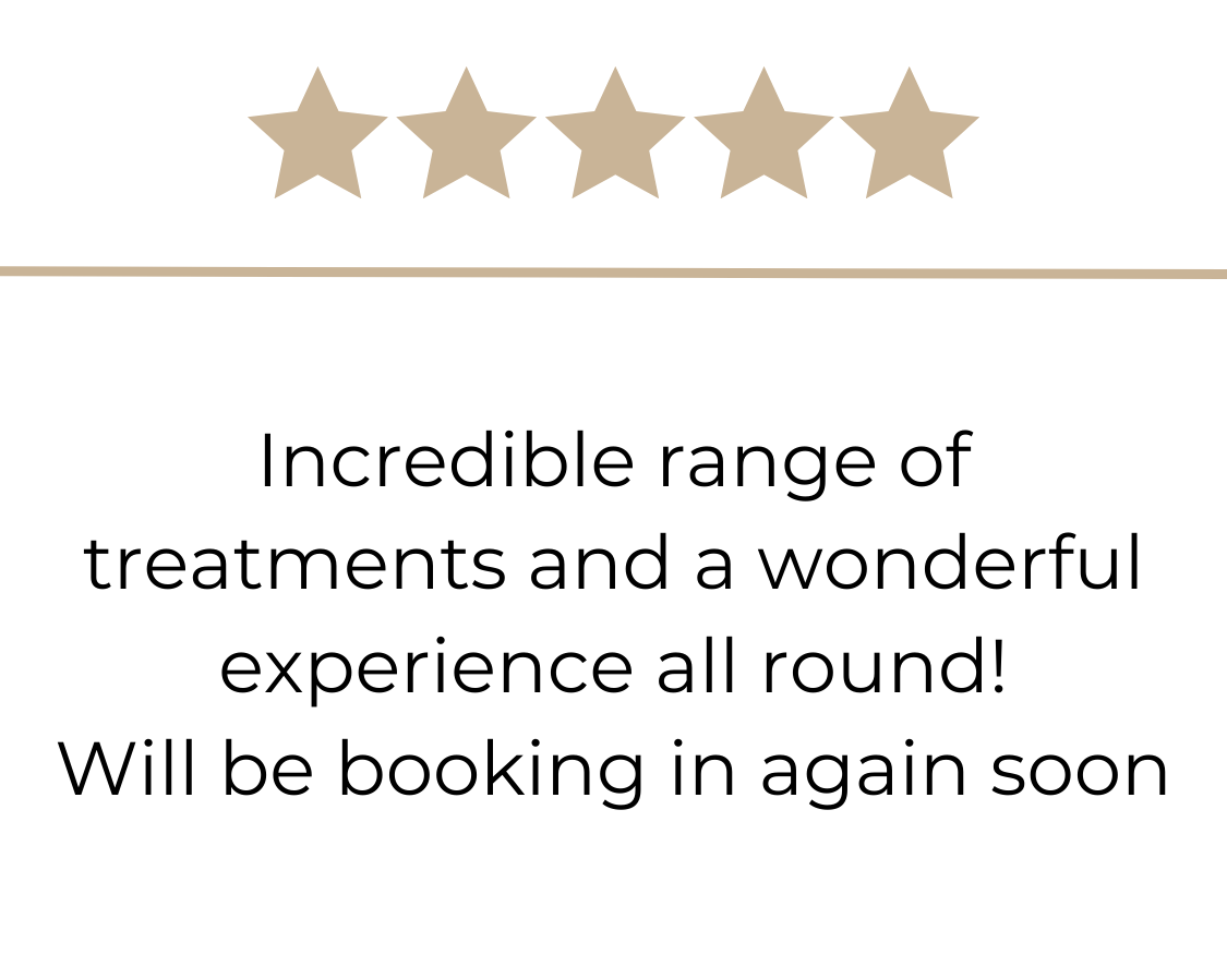 The Base Skincare Derby 5 Star Google Review