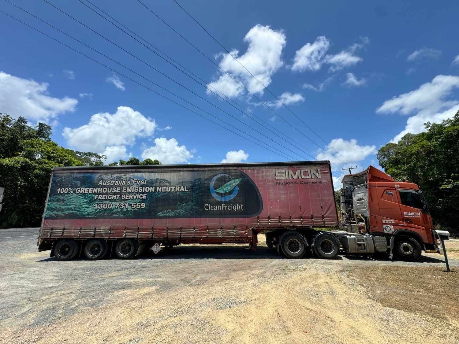 A Truck Parked on Gravel Road — Magneto HVAC in Portsmith, QLD
