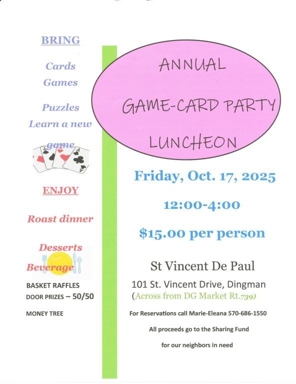 Card Party Flyer