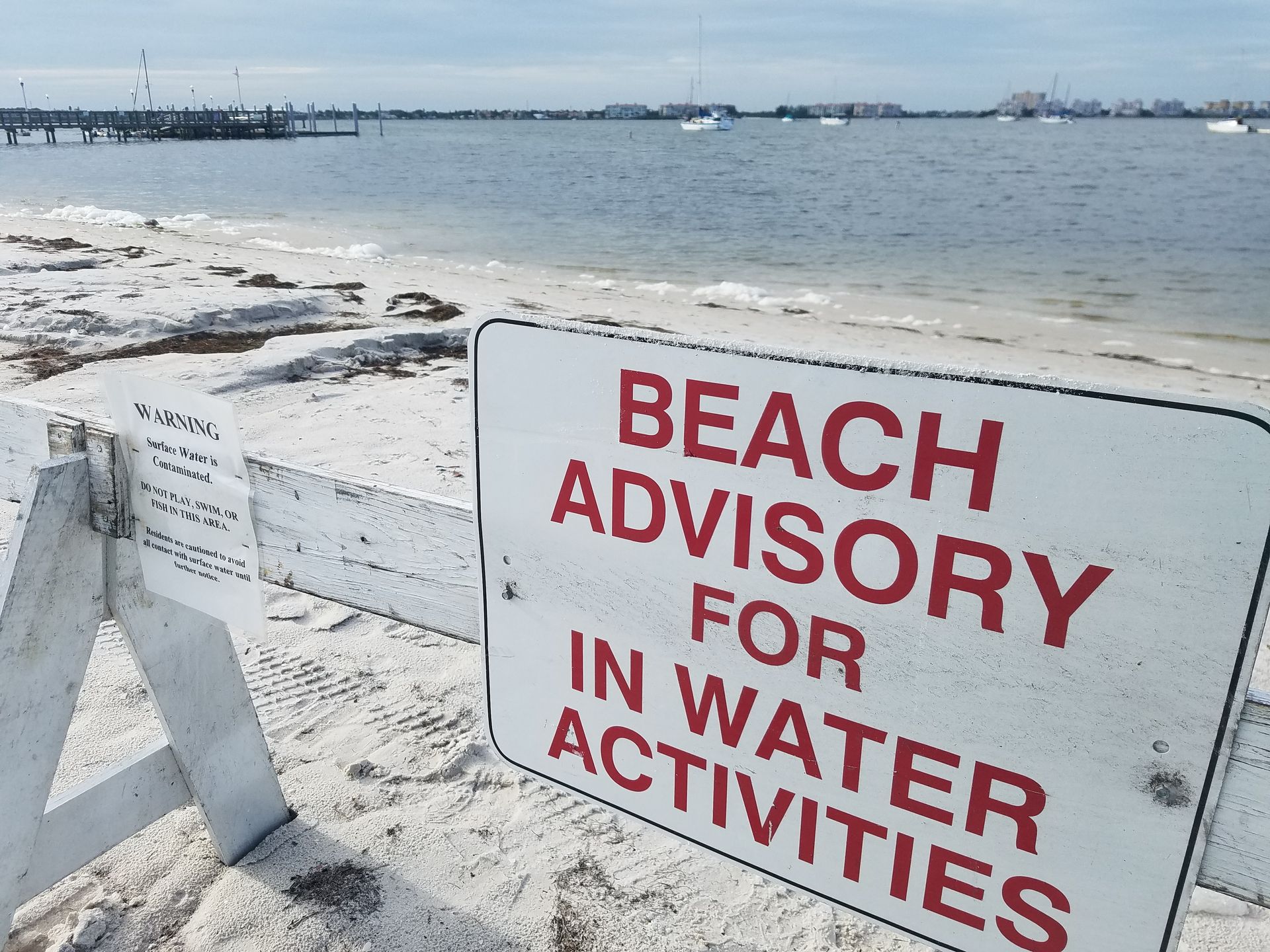 Elevated bacteria levels
