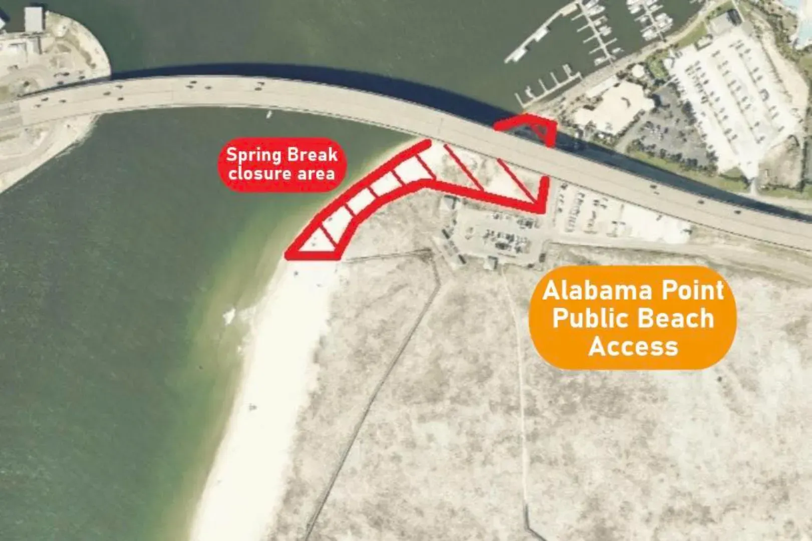 Perdido Pass Closure Area