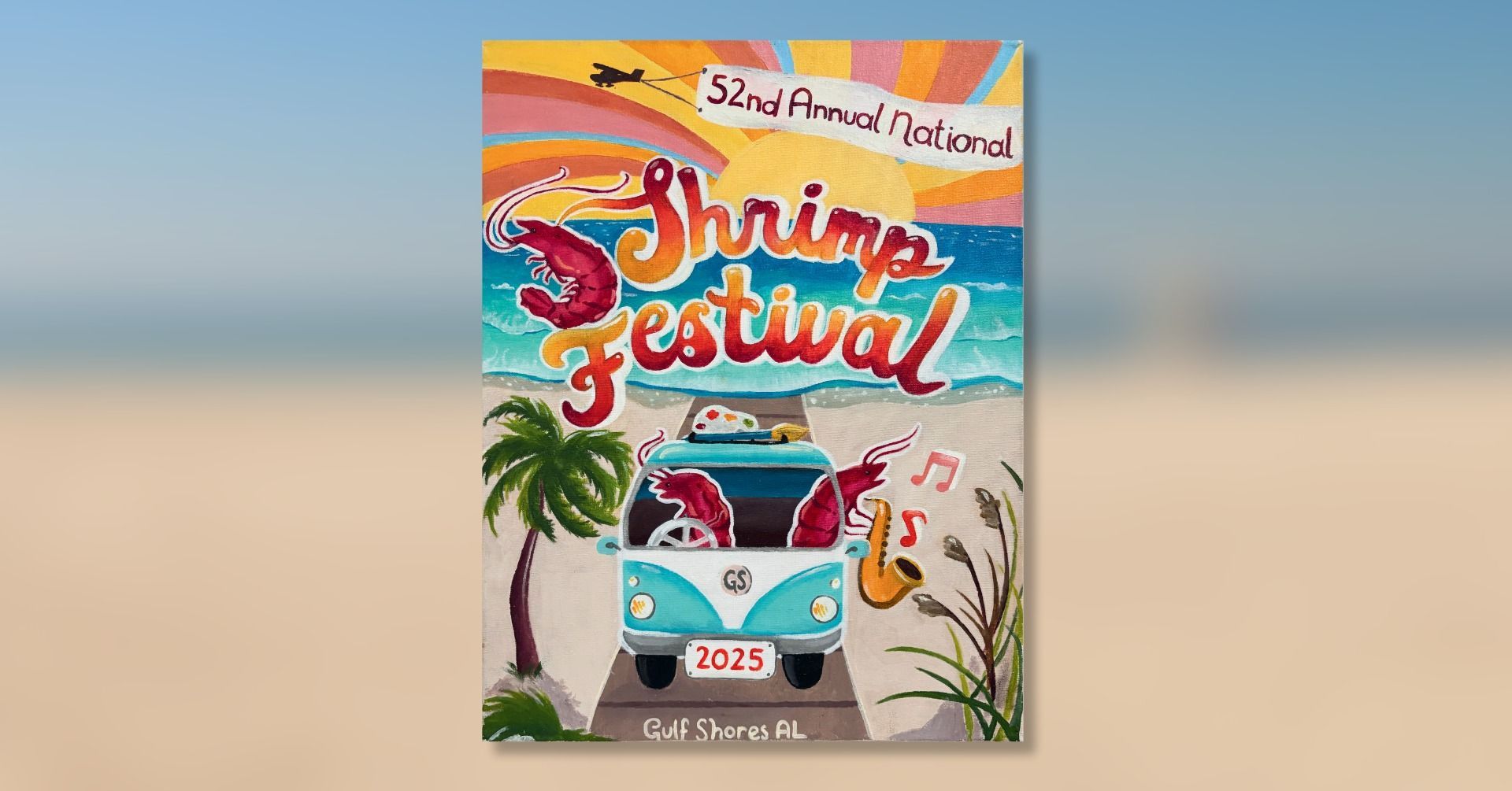 2025 Shrimp Festival Poster
