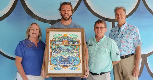 shrimp fest poster news