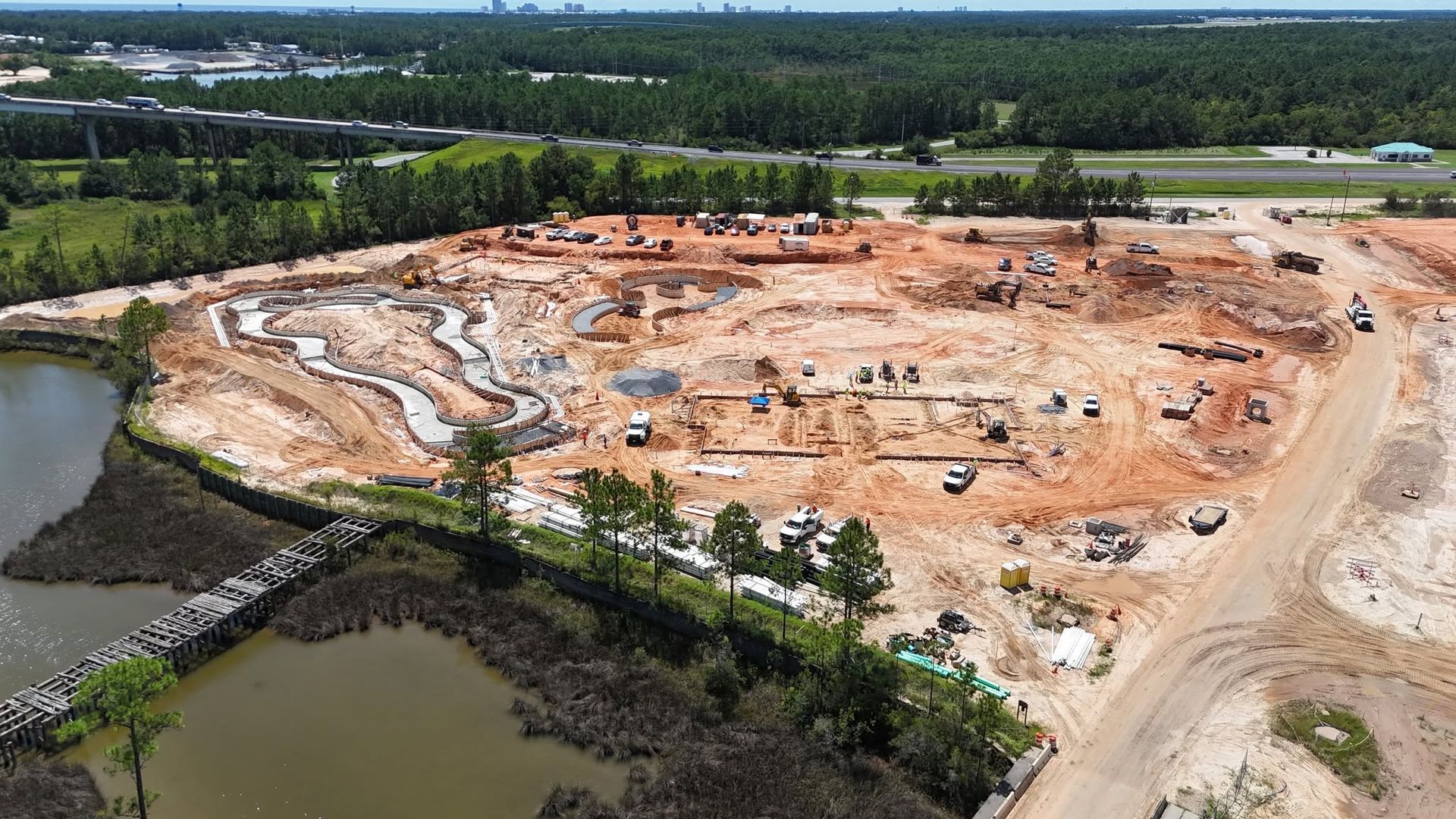 Fins Up Waterpark Progress
